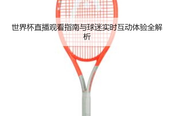 世界杯直播观看指南与球迷实时互动体验全解析